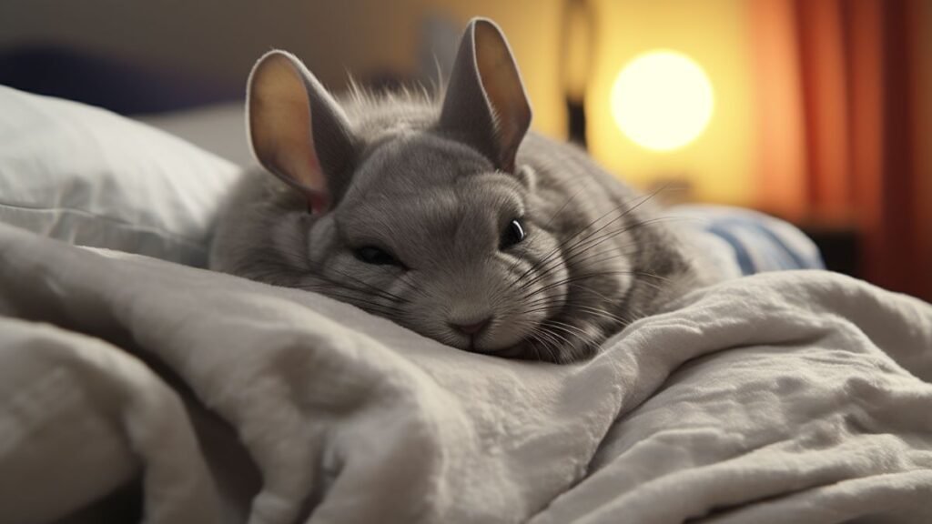 do chinchillas sleep with their eyes open