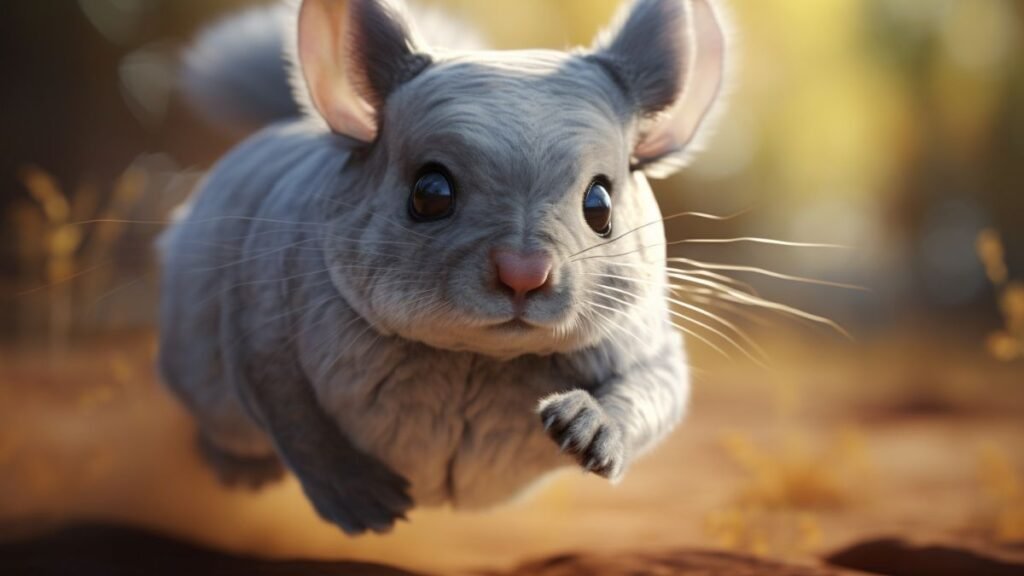 how fast can a chinchilla run