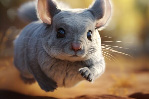 how fast can a chinchilla run